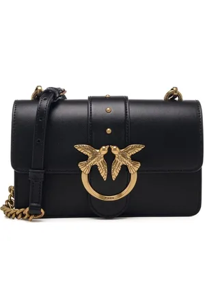 Pinko Love one mini in pelle nera