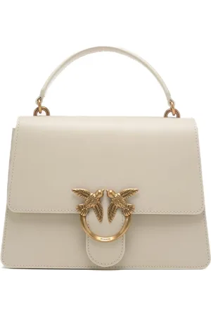 Pinko Borsa a tracolla donna classic love one top handle light simply avorio oro