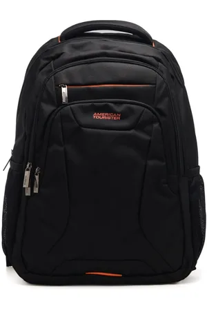 Samsonite Zaino uomo in tessuto tecnico black orange