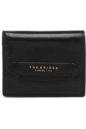 The Bridge Portafoglio donna in vera pelle nero