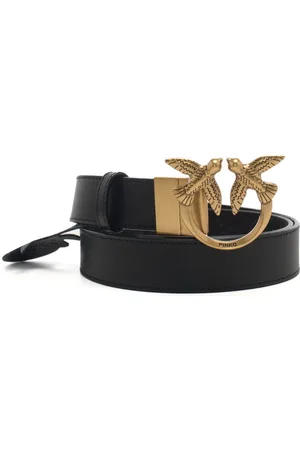 Pinko Cintura reversibile love berry h3 nero oro