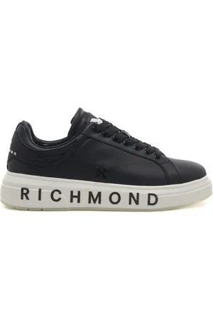 John Richmond Sneakers da uomo con logo lettering sulla suola nere