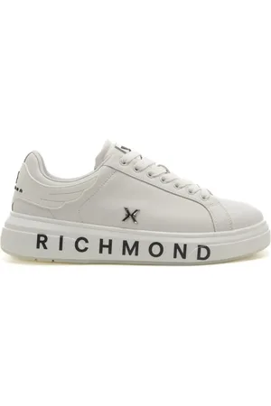 John Richmond Sneakers da uomo con logo lettering sulla suola bianche