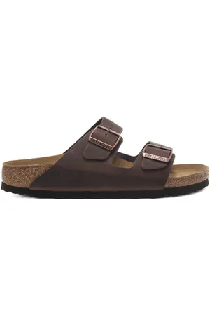 Birkenstock Sandali da uomo arizona in vera pelle oliata habana
