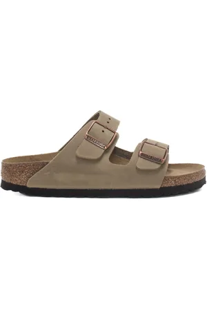 Birkenstock Sandali da donna arizona in vera pelle oliata tabacco