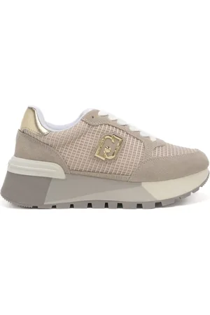 Liu Jo Sneakers da donna amazing 25 con inserti in suede sabbia e oro