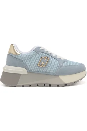Liu Jo Sneakers da donna amazing 25 con inserti in suede celeste oro