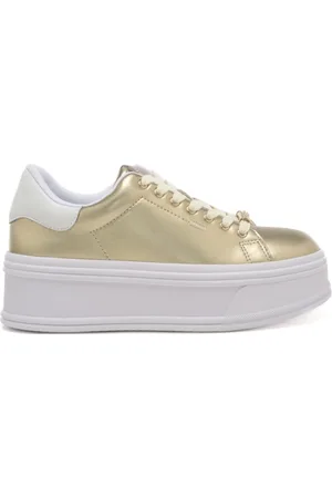 Liu Jo Sneakers da donna selma 16 con inserto a contrasto sul retro oro