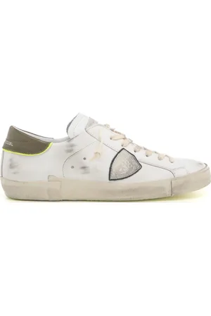 Philippe model Sneakers da uomo prsx low con inserto a contrasto bianche