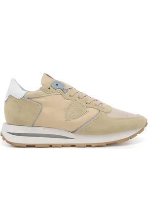 Philippe model Sneakers da uomo tropez haute low con inserti in suede beige