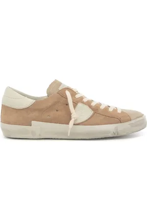 Philippe model Sneakers da uomo prsx low in suede cognac beige