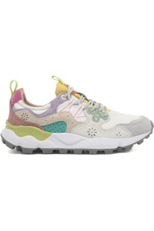 Flower Mountain Sneakers da donna yamano 3 in tessuto tecnico e suede bianche e lilla