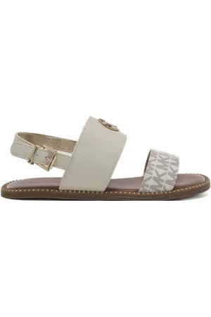 Michael Kors Sandali da bambina con due fasce frontali vaniglia