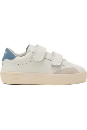 sun68 Sneakers da bambino con logo sulla parte esterna e inserto a contrasto sul retro bianche
