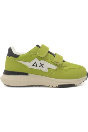 sun68 Sneakers da bambino con logo sulla parte esterna e sul retro lime