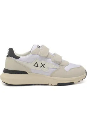 sun68 Sneakers da bambino con logo sulla parte esterna e sul retro bianche