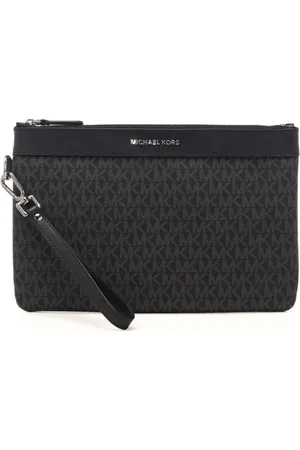 Michael Kors Pochette a busta da uomo con polsino nero black
