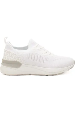 Michael Kors Sneakers da uomo trevor con inserto logato sul retro bianche