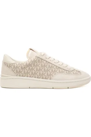 Michael Kors Sneakers da uomo wilton con lacci in tessuto vaniglia