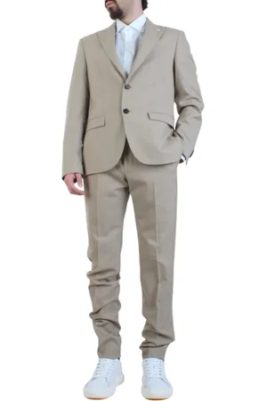 Manuel Ritz Abito uomo monopetto beige