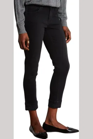 Liu Jo Jeans Monroe skinny con fondo strass nero