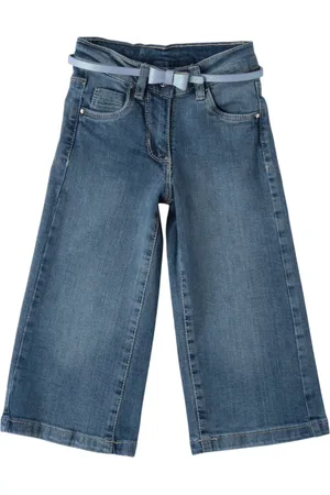 iDo(Dodipetto) Jeans gamba larga con cintina lavaggio blu