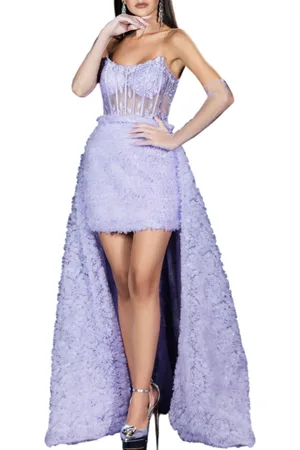 IMPERO Abito da cerimonia con gonna in tulle