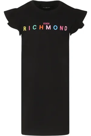 John Richmond Abito Krapina maniche corte con logo multicolor