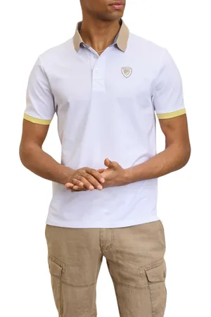 Blauer Polo maniche corte Dabney in piquè