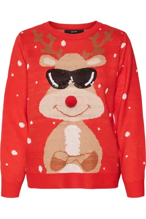 VERO MODA Maglia in fantasia natalizia