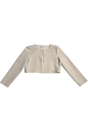 Patrizia Pepe Giacca corta in tessuto crepe rosa