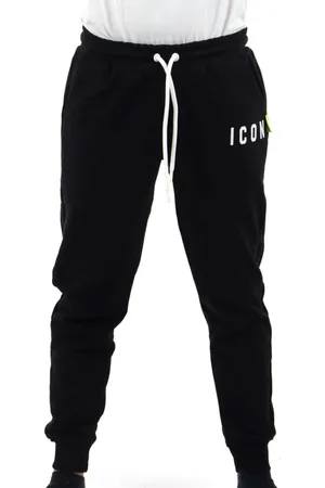 Icon Brand Pantaloni joggers in felpa con logo