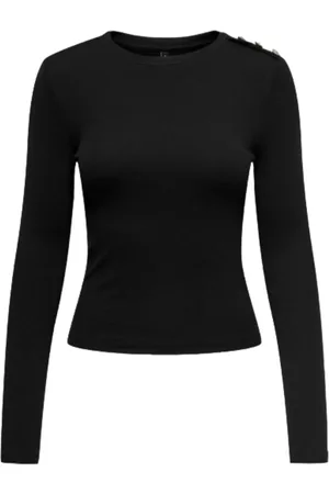 ONLY T-shirt a costine checkie nera