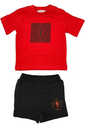 Cesare Paciotti Completo T-shirt e shorts nero