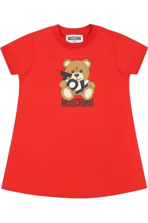Moschino Abito in jersey con orsetto Toy