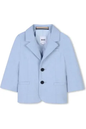 HUGO BOSS Giacca blazer elegante neonato celeste