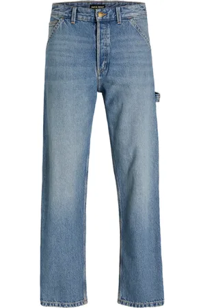 JACK & JONES Jeans Ieddie vita alta lavaggio blu