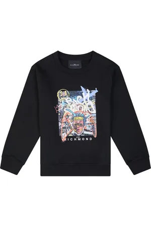 John Richmond Felpa Gorika con stampa multicolor