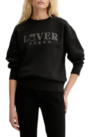 Pinko Felpa Mindelo con stampa logo