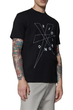 John Richmond T-shirt manica corta con logo ricamato Husillo
