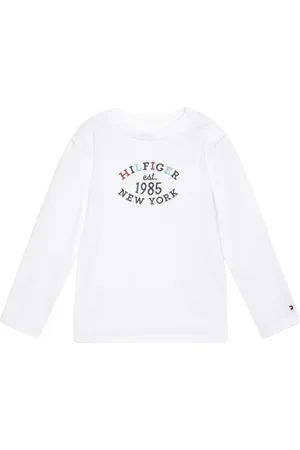 Tommy Hilfiger T-shirt maniche lunghe in jersey con logo