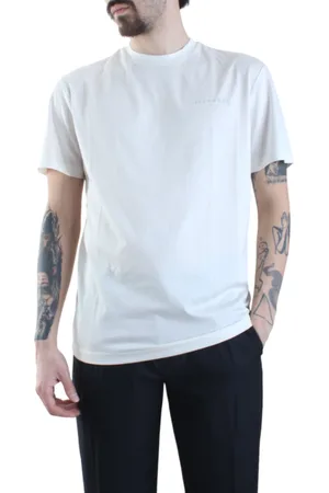John Richmond T-shirt maniche corte Zukova con logo panna