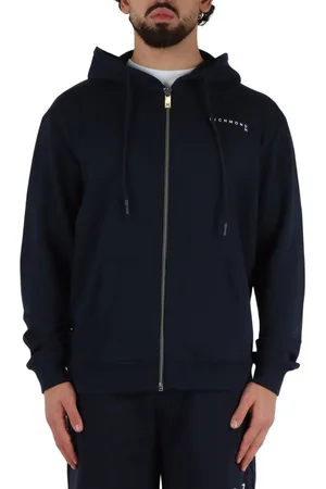 John Richmond Felpa con zip e cappuccio Chioselia
