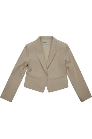Patrizia Pepe Giacca monopetto in tessuto crepe rosa