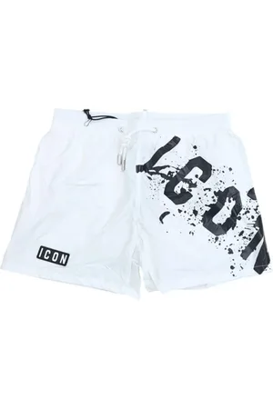Icon Brand Boxer mare in nylon con logo