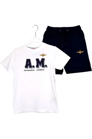 Aeronautica Militare Completo T-shirt e bermuda bianco