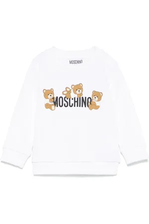 Moschino Felpa con stampa logo e orsetti