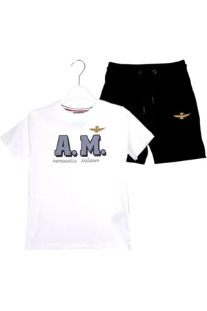 Aeronautica Militare Completo T-shirt e bermuda bianco