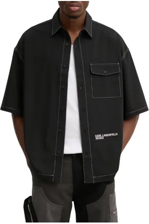 Karl Lagerfeld Camicia manica corta con logo