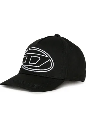 Diesel Cappello con visiera Frendil logo ricamato